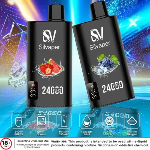 Silvaper 24000 Puffs Disposable