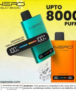 Nerd Slim 8000 Puffs