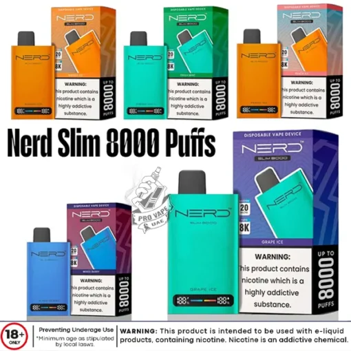 Nerd Slim 8000 Puffs