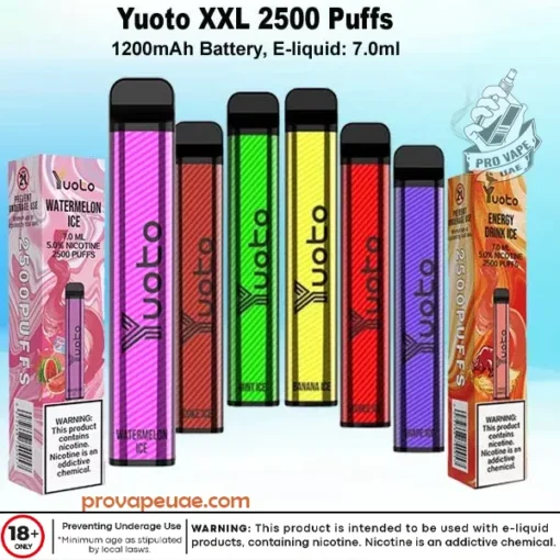 Yuoto XXL Disposable 2500