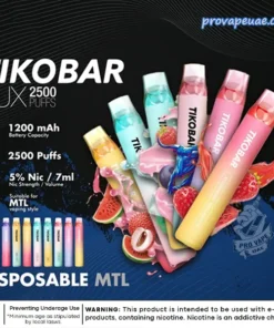 Tikobar Lux 2500 Puffs