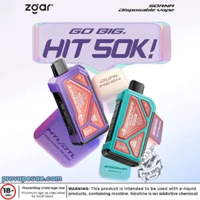 Zgar Sorna 50k Puffs