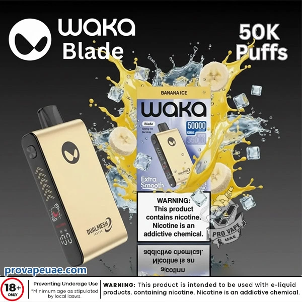 Waka Blade 50000 Puffs Disposable Vape Device in Dubai (2) Waka Blade 50000 Puffs