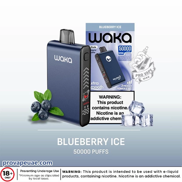Waka Blade 50000 Puffs Disposable Vape Device in Dubai-Blueberry Ice