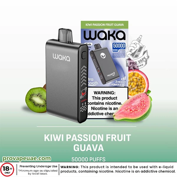 Waka Blade 50000 Puffs Disposable Vape Device in Dubai-Kiwi Passion Fruit Guava