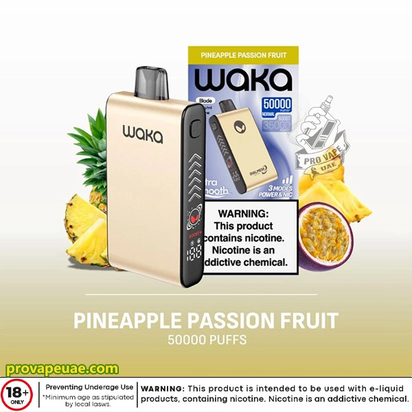 Waka Blade 50000 Puffs Disposable Vape Device in Dubai-Pineapple Passion Fruit