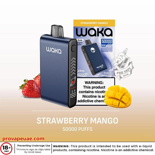 Waka Blade 50000 Puffs Disposable Vape Device in Dubai-Strawberry Mango